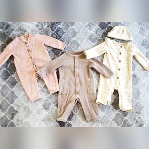 Carter's One Pieces Set Of 3 Size 3M